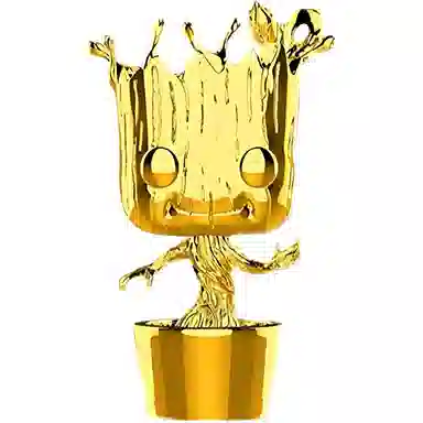 Funko Groot Marvel 10th Anniversary Gold