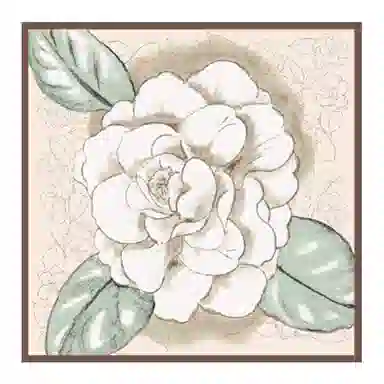 上海故事 山茶花语双面印花真丝中方巾顺滑抗皱亲肤柔软奢华 丝巾 女款