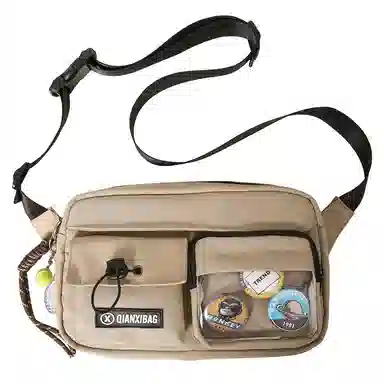 垣途者 街头潮流单肩包时尚运动骑行背包 尼龙 斜挎包 常规 男女同款情侣款 多色