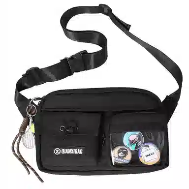 垣途者 街头潮流单肩包时尚运动骑行背包 尼龙 斜挎包 常规 男女同款情侣款 多色