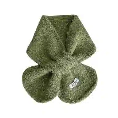 啄木鸟 羊毛韩系时尚百搭保暖加厚防寒百变氛围感显肤白针织 羊毛 绒线围巾 男女同款情侣款