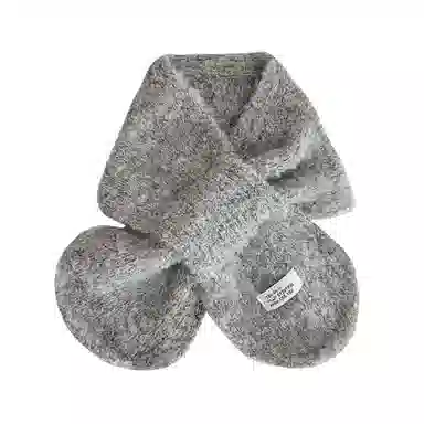 啄木鸟 羊毛韩系时尚百搭保暖加厚防寒百变氛围感显肤白针织 羊毛 绒线围巾 男女同款情侣款