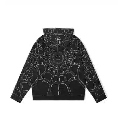 Revenge Denim Hoodie Black