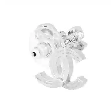 CHANEL 23S Bow Double C Earrings