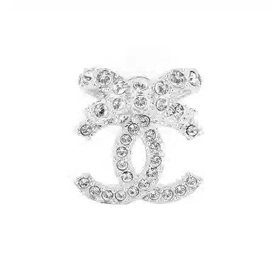 CHANEL 23S Bow Double C Earrings