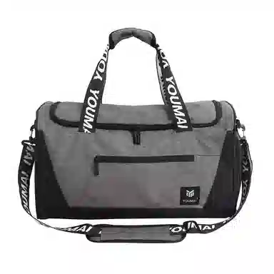 行途 旅行包干湿分离运动瑜伽包独立鞋仓大容量短途旅行训练包 牛津布 健身包 中号 男女同款情侣款 黑色/灰色/砖红色/绿色/蓝色/粉色