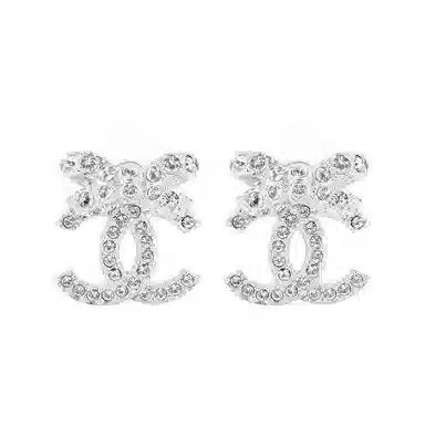 CHANEL 23S Bow Double C Earrings