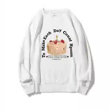 莫代尔 舒适亲肤休闲卡通潮流时尚印花圆领长袖可外穿打底衣 男女同款