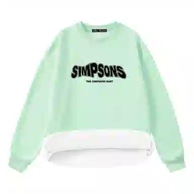 The Simpsons Statue of Liberty Bart Sweatshirt