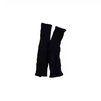 北极绒 日系半指手臂套秋冬季毛线针织触屏学生写字保暖防寒辣妹护腕袖套 聚酯纤维 手套 女款