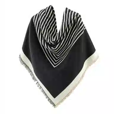 上海故事 秋冬季双面双色洋气旅游外出防寒保暖围脖外搭提花 聚酯纤维 披肩 女款