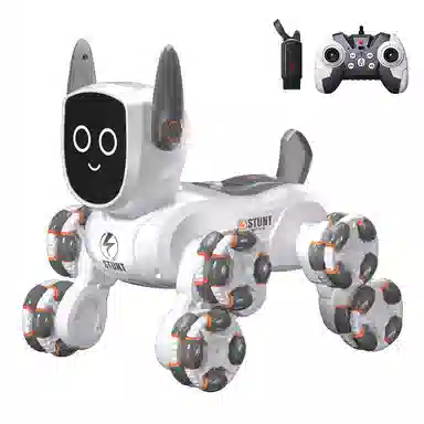 星珀乐 八轮特技多功能机械狗 机器狗模型 遥控玩具