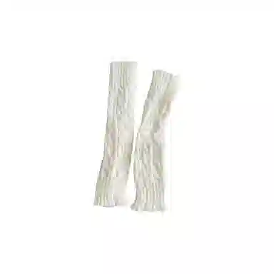 北极绒 日系半指手臂套秋冬季毛线针织触屏学生写字保暖防寒辣妹护腕袖套 聚酯纤维 手套 女款