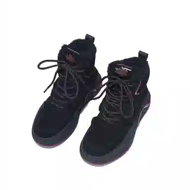 瑟莱雅 牛剖层革 加绒加厚保暖 高帮 板鞋 女款