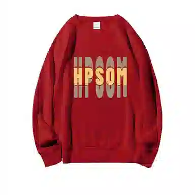 莫代尔 舒适亲肤休闲潮流简约时尚字母印花圆领长袖可外穿打底衣 男女同款