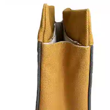 Hermes Fabric Pouch Gray Brown