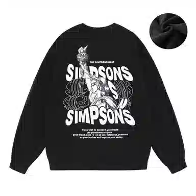 The Simpsons Statue of Liberty Bart Sweatshirt