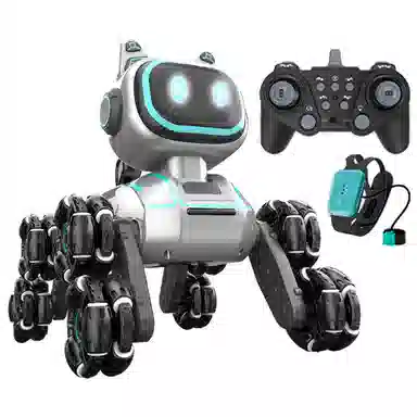 星珀乐 电动八轮机械狗 机器狗 特技变形狗 手势感应手表 遥控玩具