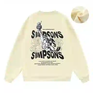 The Simpsons Statue of Liberty Bart Sweatshirt