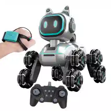 星珀乐 电动八轮机械狗 机器狗 特技变形狗 手势感应手表 遥控玩具