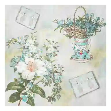 上海故事 百搭春秋时尚装饰喷绘外出 棉 桑蚕丝 绒线围巾 女款