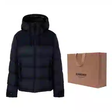 Burberry Logo Hooded Down Jacket