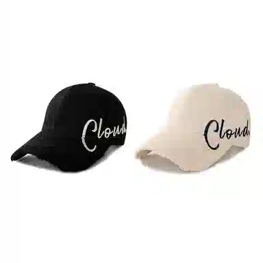 艾佳微 夏季字母刺绣大头围显脸小棒球帽 户外出行遮阳防晒百搭 棉 鸭舌帽 男女同款情侣款