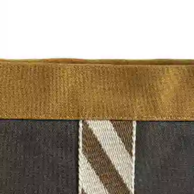 Hermes Fabric Pouch Gray Brown