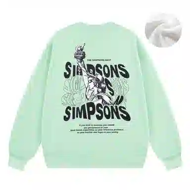 The Simpsons Statue of Liberty Bart Sweatshirt