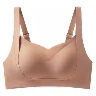 浪莎 纯色聚拢无痕运动背心式文胸