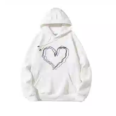 莫代尔 舒适亲肤休闲时尚印花潮流连帽长袖可外穿打底衣 男女同款