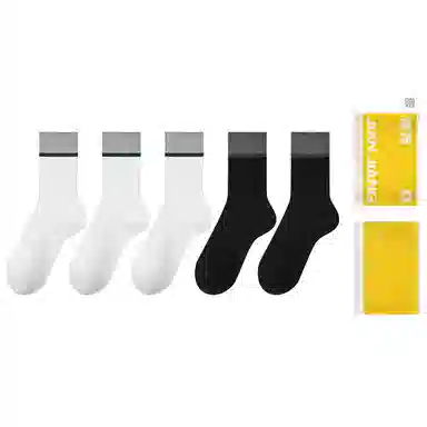 健将 防臭透气吸湿排汗保暖中筒袜 男款 组合装