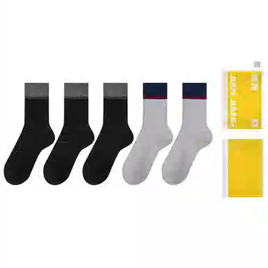 健将 防臭透气吸湿排汗保暖中筒袜 男款 组合装