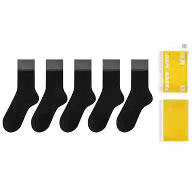 健将 防臭透气吸湿排汗保暖中筒袜 男款 组合装