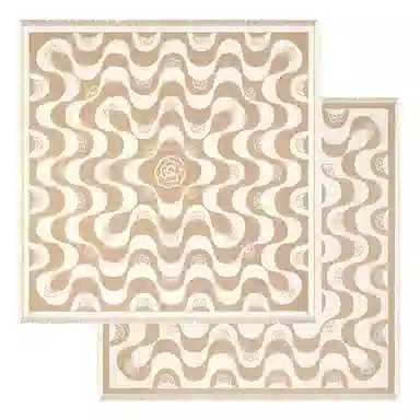 上海故事 秋冬季双面双色洋气旅游外出防寒保暖外搭提花 聚酯纤维 披肩 女款