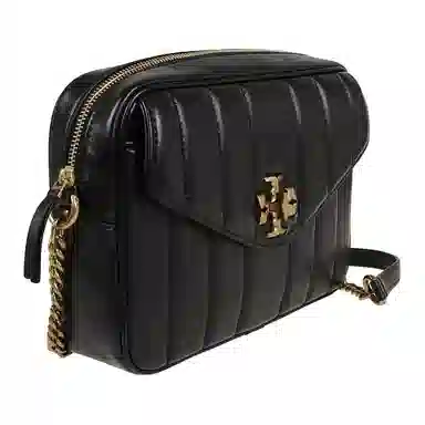 Tory Burch Kira Quilted Camera Bag Black