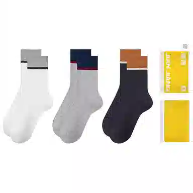 健将 防臭透气吸湿排汗保暖中筒袜 男款 组合装