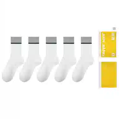 健将 防臭透气吸湿排汗保暖中筒袜 男款 组合装