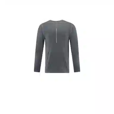 浪莎 长袖空白版网孔透气速干跑步健身衣 男款