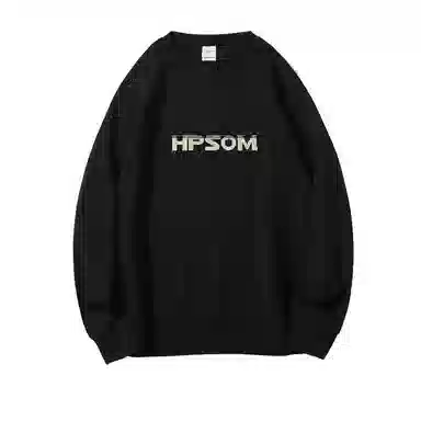 莫代尔 舒适亲肤休闲时尚字母印花潮流圆领长袖上衣可外穿打底衣 男女同款