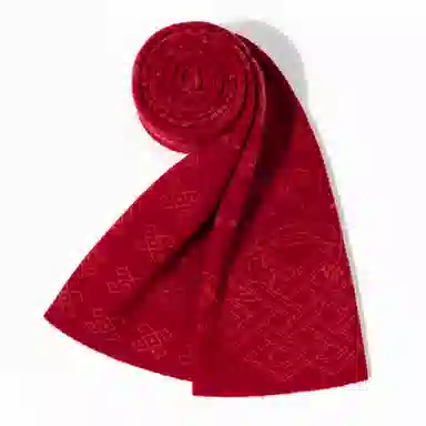 上海故事 青春洋气加厚暖暖高档送礼针织保暖披肩软糯长围脖 绵羊毛 绒线围巾 男女同款情侣款