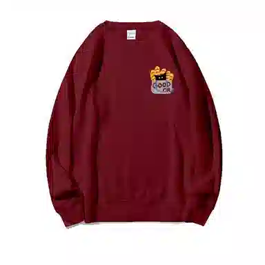 莫代尔 舒适亲肤卡通休闲时尚印花潮流圆领长袖可外穿打底衣 男女同款