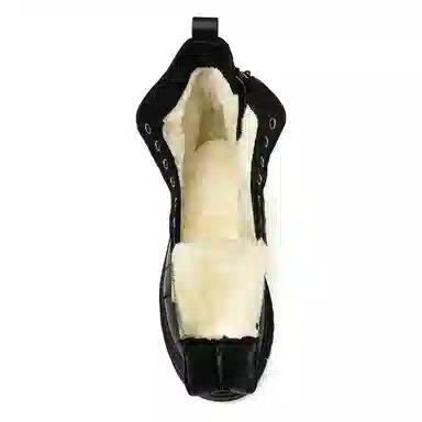 酷丁 加厚加绒 户外靴 男款 黑色