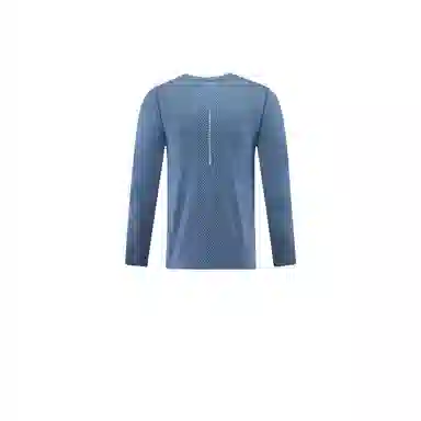 浪莎 长袖空白版网孔透气速干跑步健身衣 男款