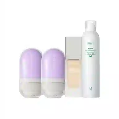 柳丝木 妆前打底 彩妆套装 奶油肌提亮肤色遮瑕 变色隔离霜+卸妆油+补水喷雾