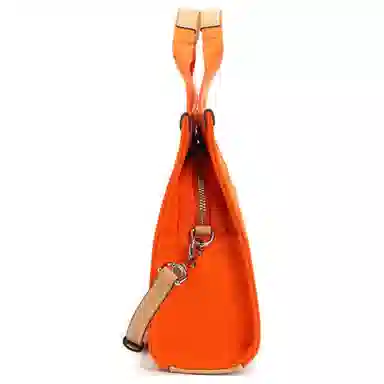 TORY BURCH Tangerine Logo Tote