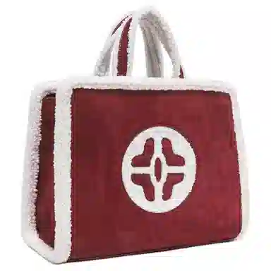 PAYOT Tote Bag Brown/Burgundy