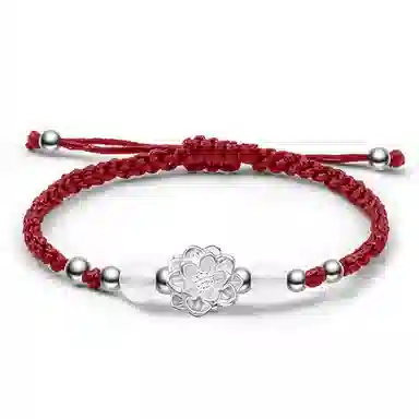 【好运莲莲】 零界 新中式国风轻奢高级感转运本命年开运手工编绳手绳事事如意 琉璃 手链 男女同款情侣款