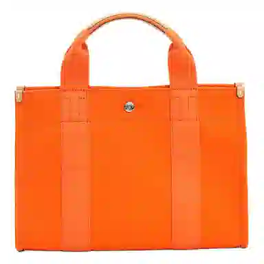 TORY BURCH Tangerine Logo Tote