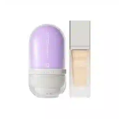 柳丝木 妆前打底 彩妆套装 奶油肌提亮肤色遮瑕 变色隔离霜+卸妆油+补水喷雾